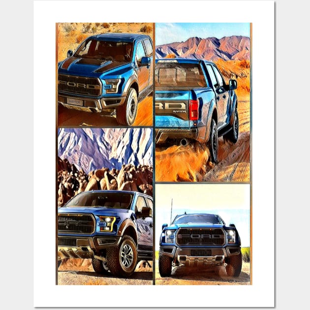 Ford F-150 Raptor Wall Art by d1a2n3i4l5